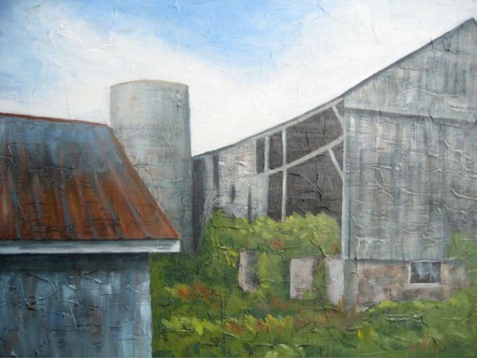 Barn Collection, acrylic on canvas, 16" x 20", 2008 SOLD
